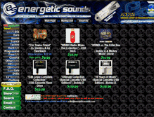 Tablet Screenshot of energeticsounds.com